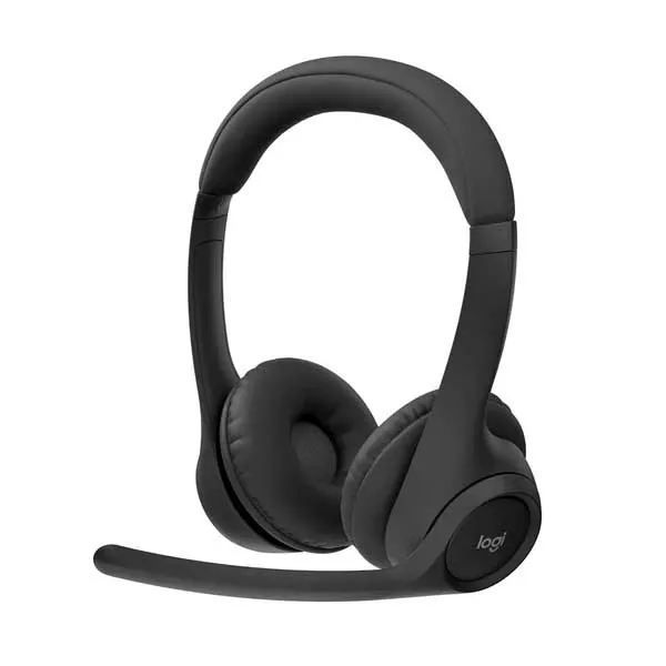 Logitech Zone 300 Wireless Bluetooth Headset with Noise-Cancelling Microphone (Midnight Black)