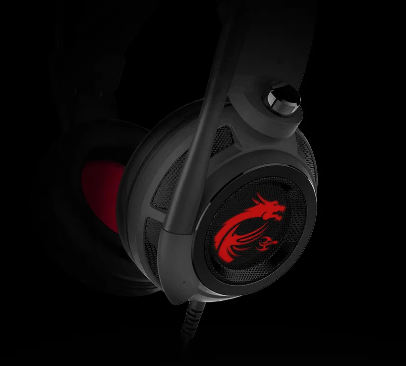 MSI DS502 Gaming Headset with Microphone overview 2