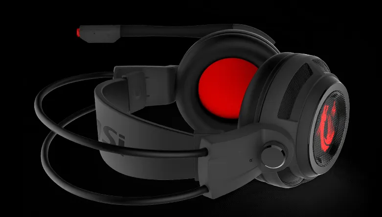 MSI DS502 Gaming Headset with Microphone overview 3