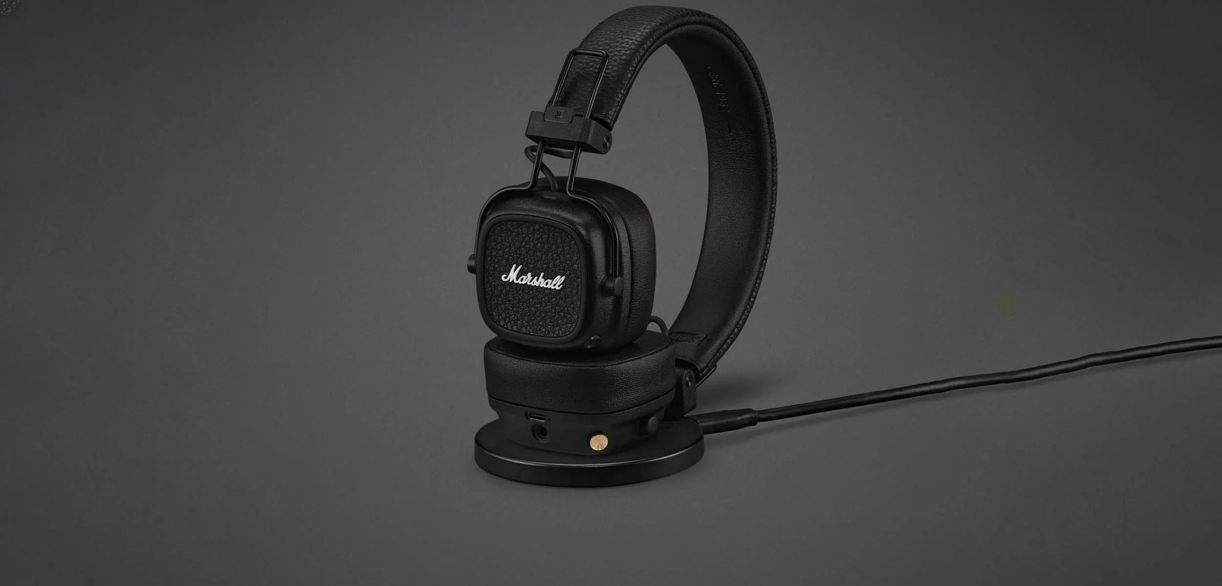 Marshall Major V Wireless On-Ear Headphones (Black) overview 12