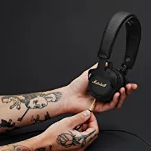 Marshall Mid ANC Wireless Bluetooth On Ear Headphone with Mic (Black) overview 10
