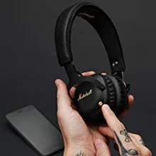 Marshall Mid ANC Wireless Bluetooth On Ear Headphone with Mic (Black) overview 4