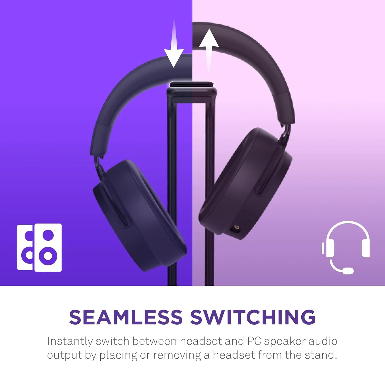 NZXT Relay SwitchMix PC Gaming Headset Stand & Audio Mixer (Black) overview 1