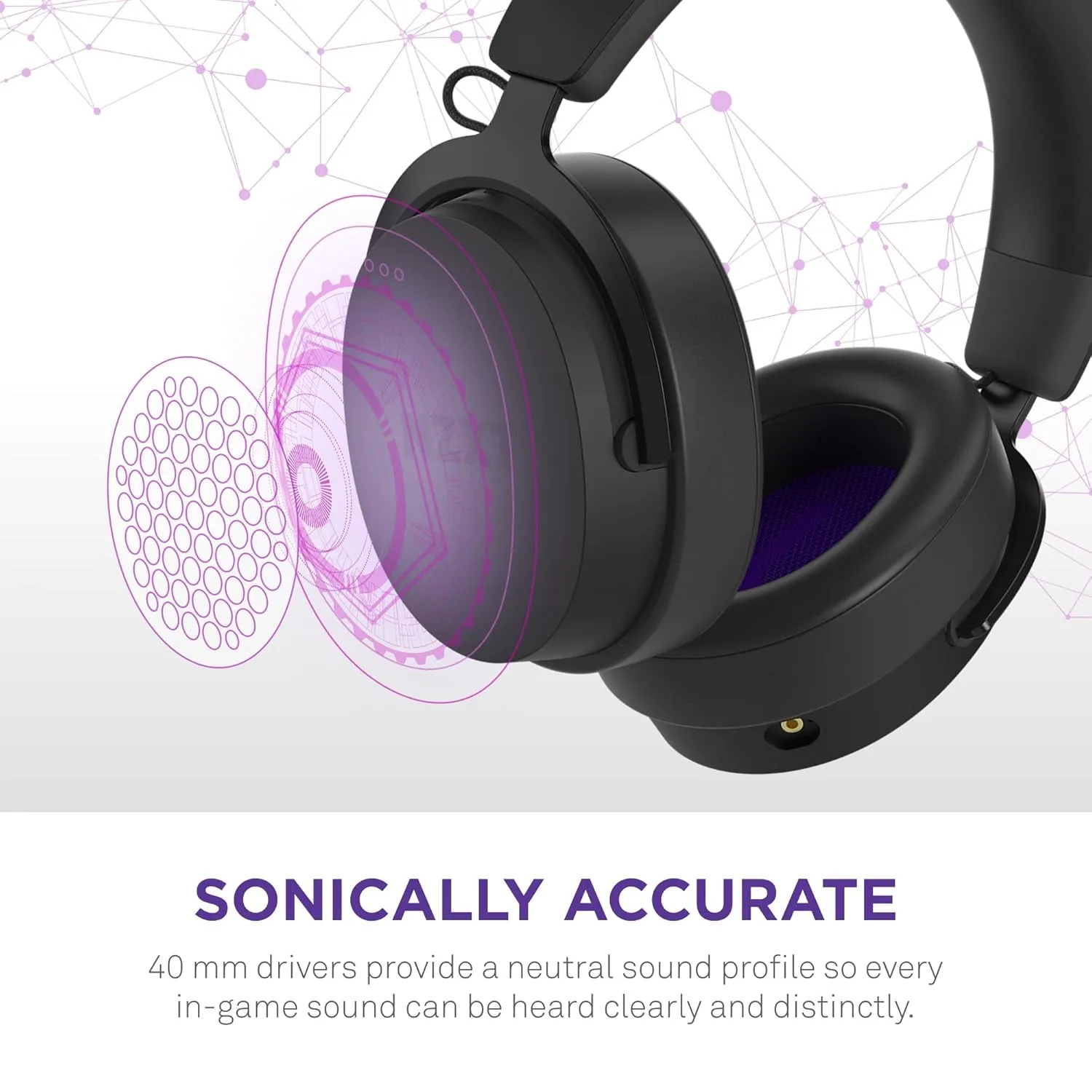 NZXT Relay Wired PC Gaming Headset (Black) overview 2