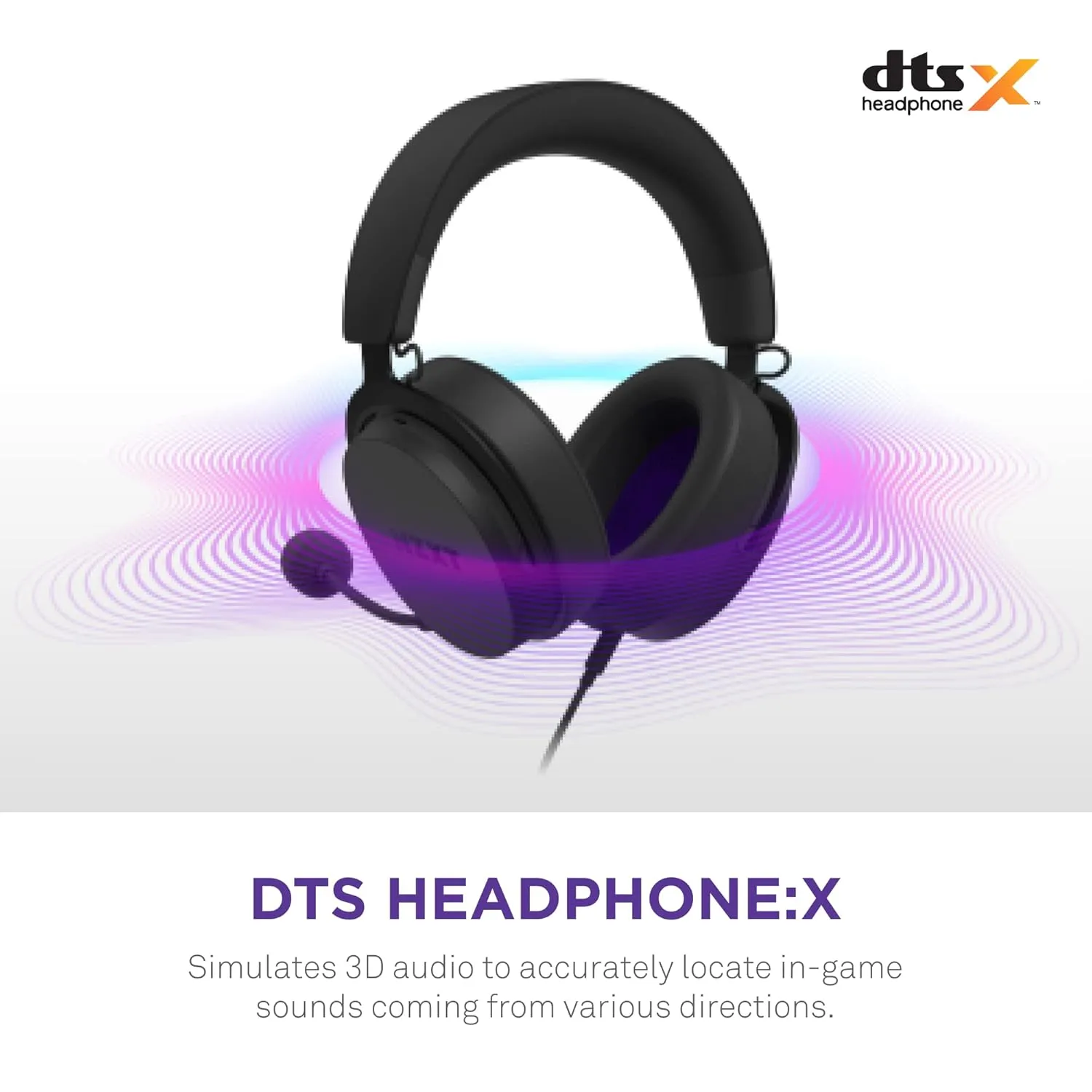 NZXT Relay Wired PC Gaming Headset (Black) overview 4