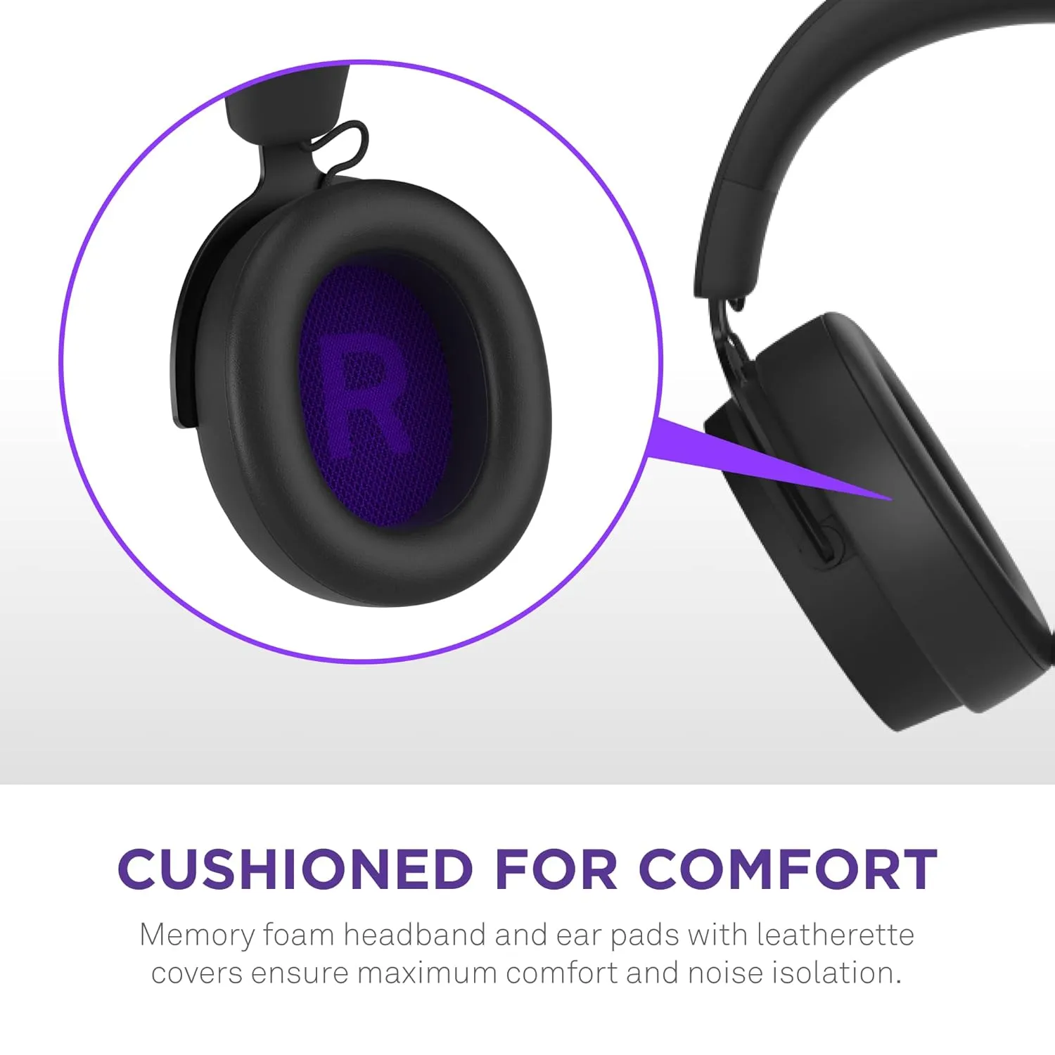 NZXT Relay Wired PC Gaming Headset (Black) overview 5