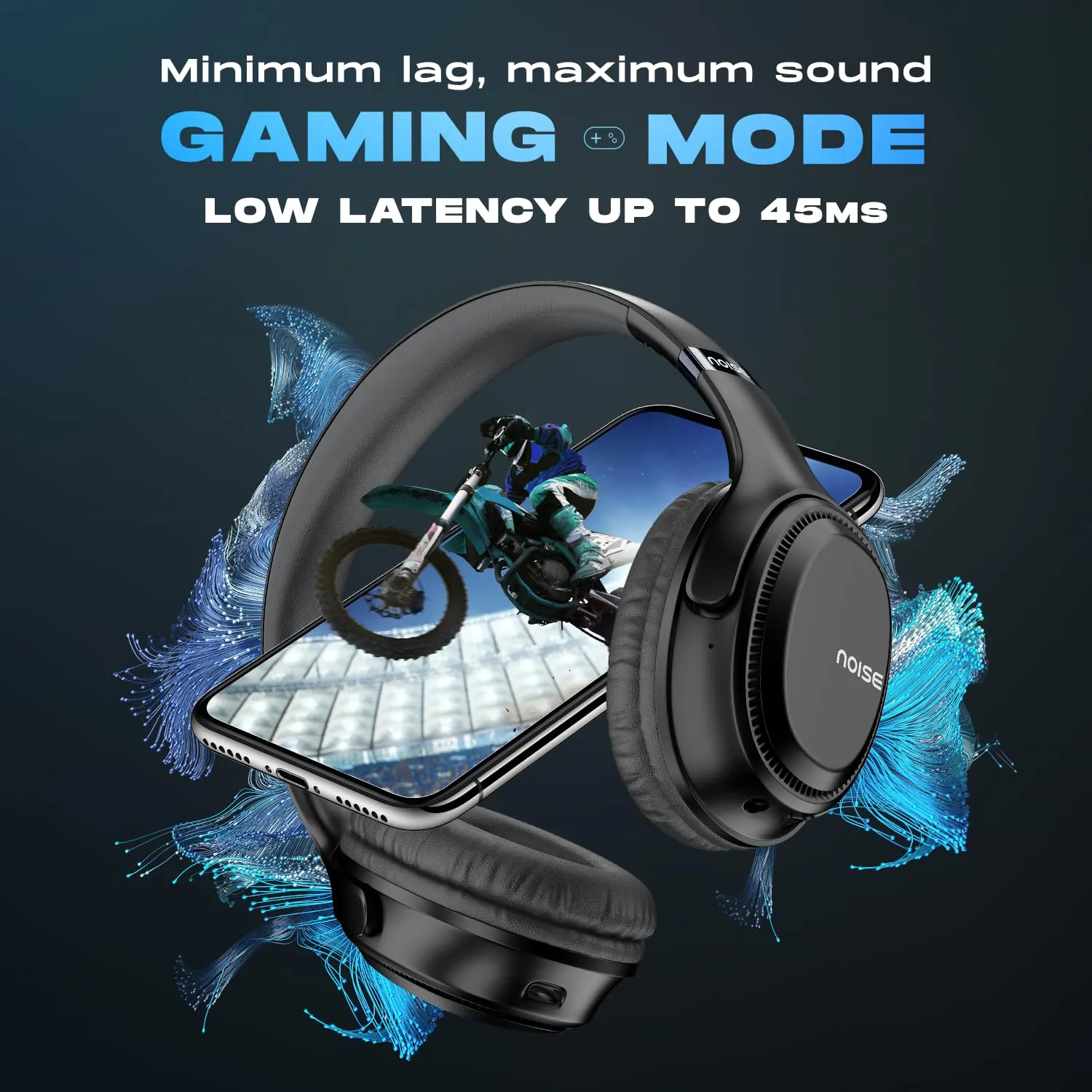 Noise 3 Wireless On-Ear Headphones with 70H Playtime (Dark Brown) overview 5