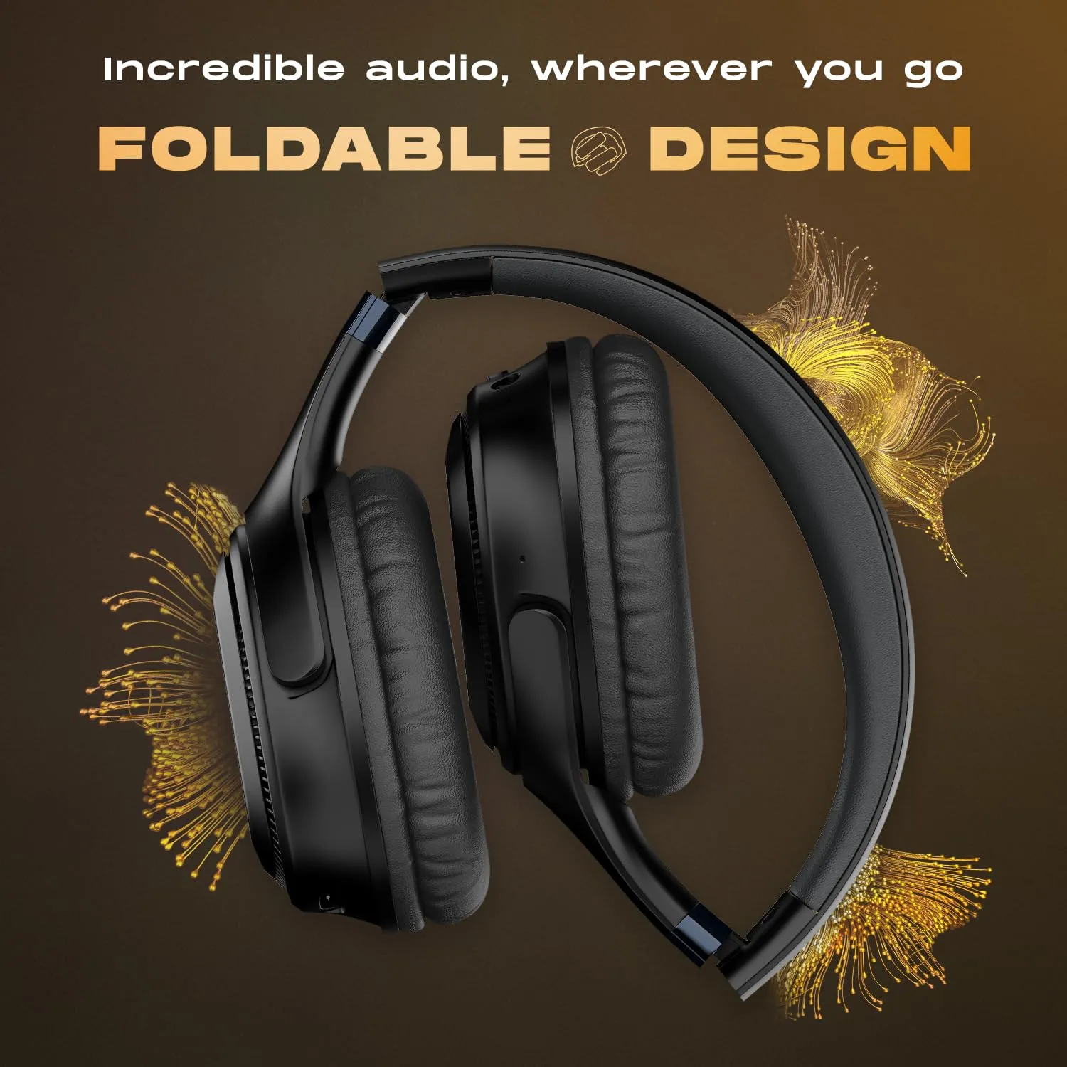 Noise 3 Wireless On-Ear Headphones with 70H Playtime (Dark Brown) overview 7