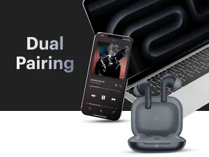 Noise Air Buds Pro 6 in Ear Truly Wireless Earbuds (Slate Black) overview 9