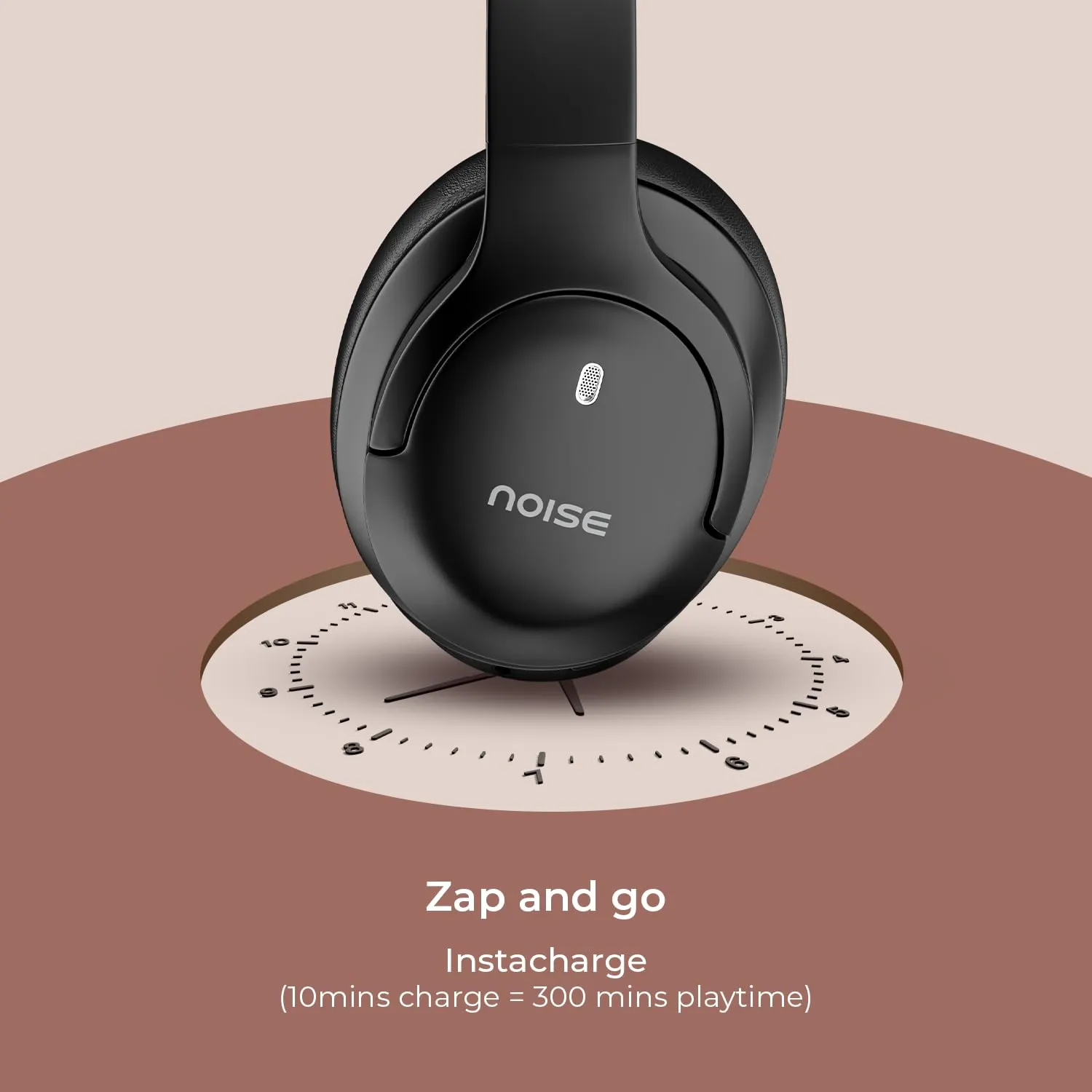 Noise Airwave Max 4 Wireless Over-Ear Headphones with 70H Playtime (Carbon Black) overview 6