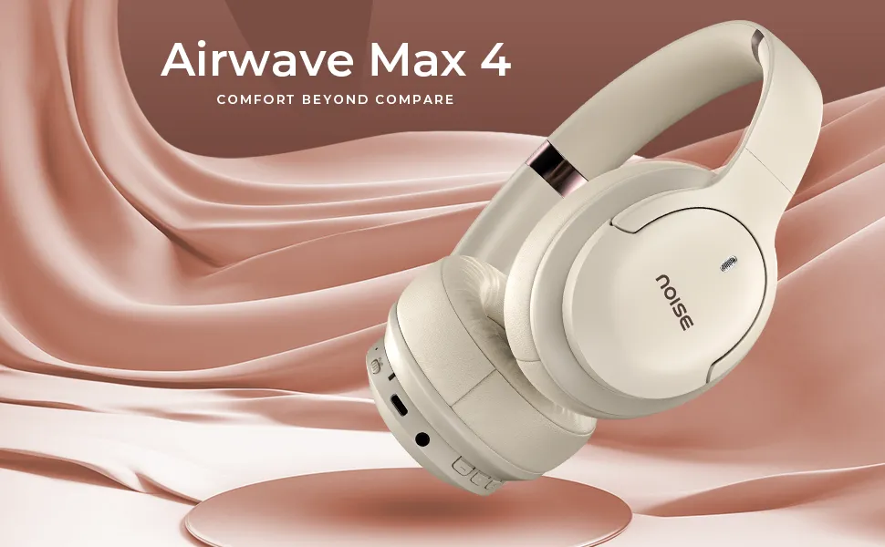 Noise Airwave Max 4 Wireless Over-Ear Headphones with 70H Playtime (Tropical Teal) overview 1