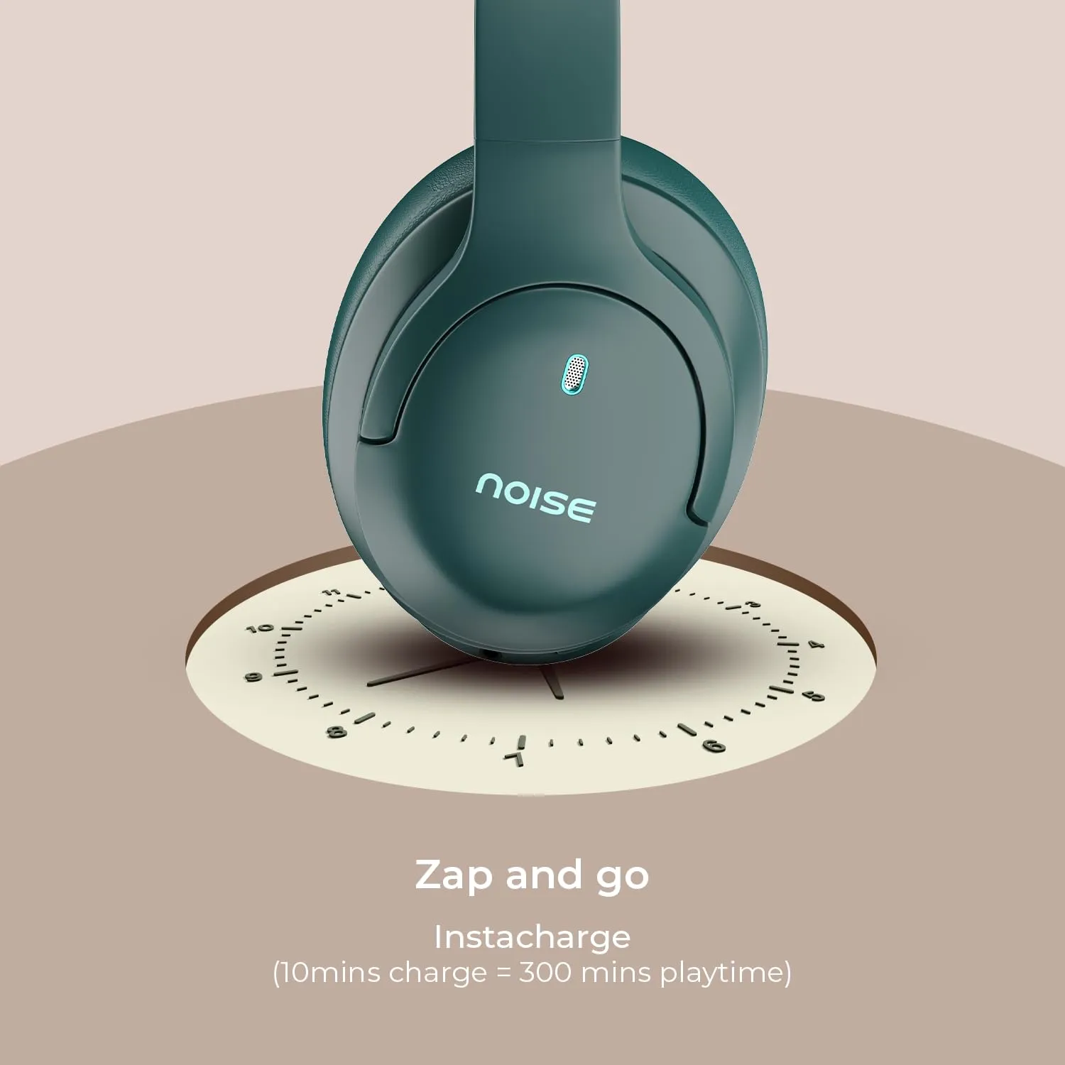 Noise Airwave Max 4 Wireless Over-Ear Headphones with 70H Playtime (Tropical Teal) overview 6