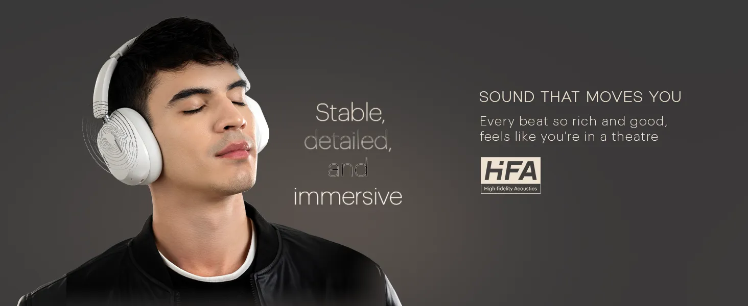 Noise Airwave Max 5 Wireless Over Ear Headphones (Carbon Black) overview 4