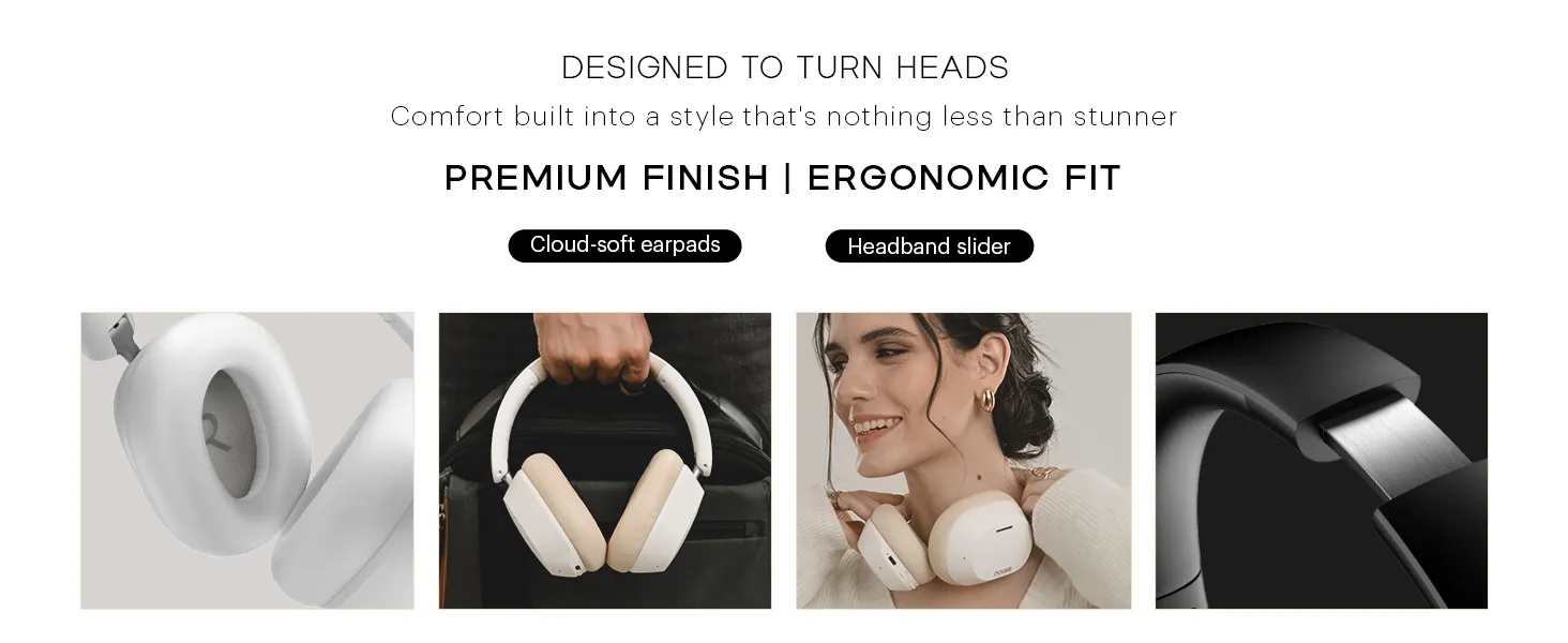 Noise Airwave Max 5 Wireless Over Ear Headphones (Carbon Black) overview 6
