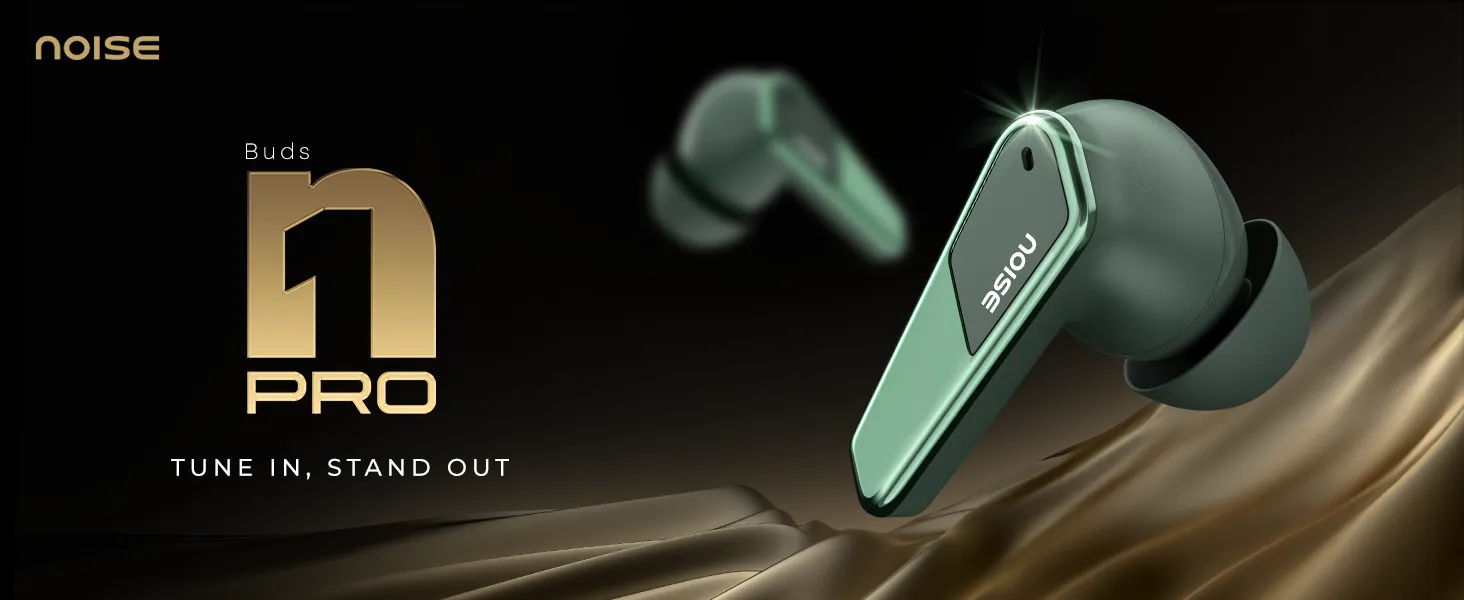 Noise Buds N1 Pro in-Ear True Wireless Earbuds (Chrome Beige) overview 1