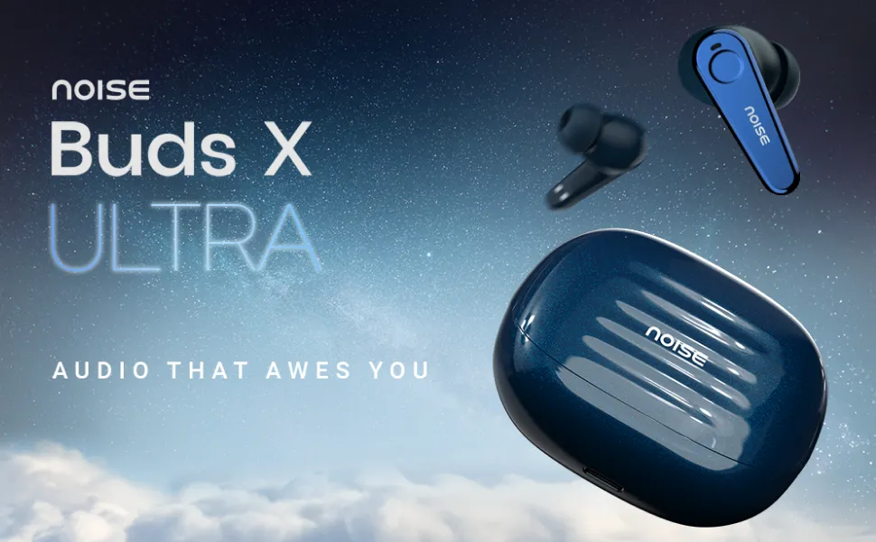 Noise Buds X Ultra in Ear Truly Wireless Earbuds (Space Blue) overview 1