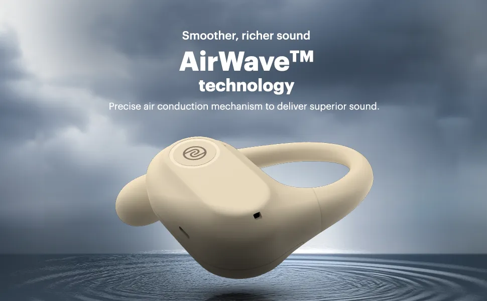 Noise Pure Pods Wireless Open Ear Earbuds (Zen Beige) overview 3