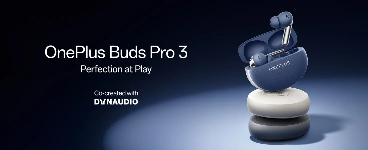OnePlus Buds Pro 3 Bluetooth TWS in-Earbuds (Lunar Radiance) overview 1