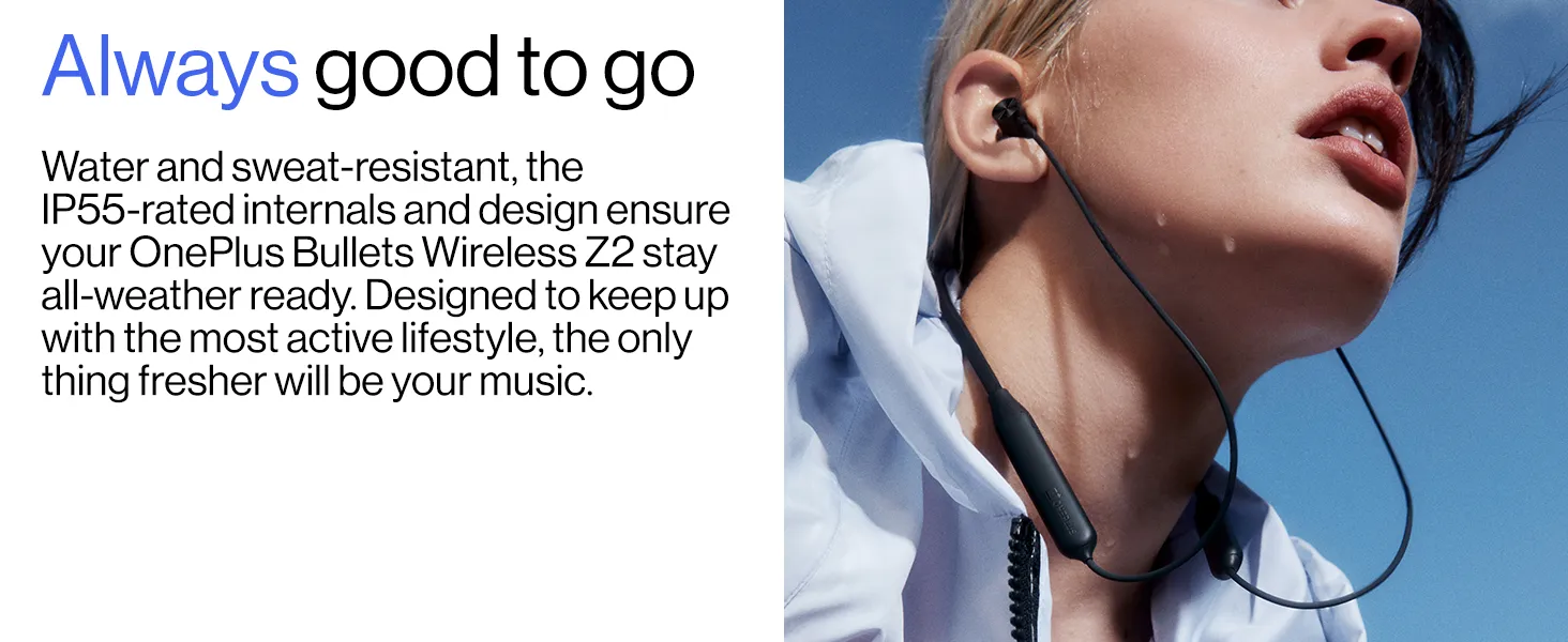 OnePlus Bullets Wireless Z2 Bluetooth Headset (Beam Blue, In the Ear) overview 7