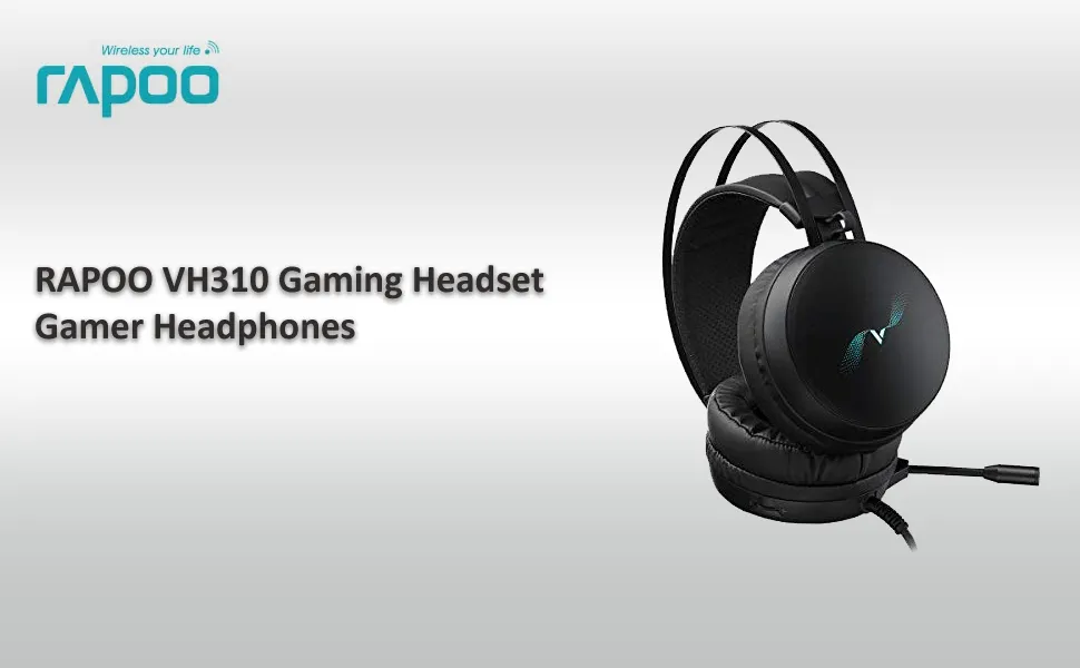 Rapoo VH310 Gaming Headset (Black) overview 3