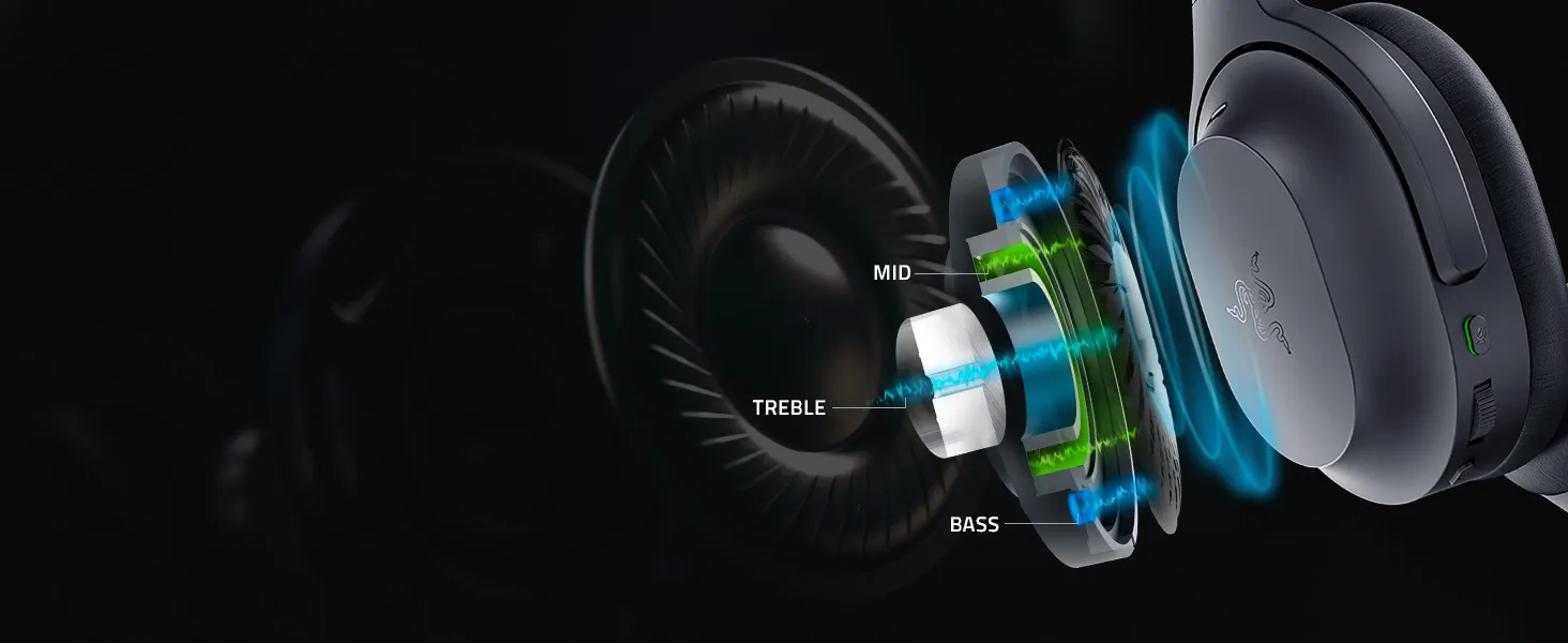 Razer Barracuda Pro Wireless Gaming Headset Black overview 6