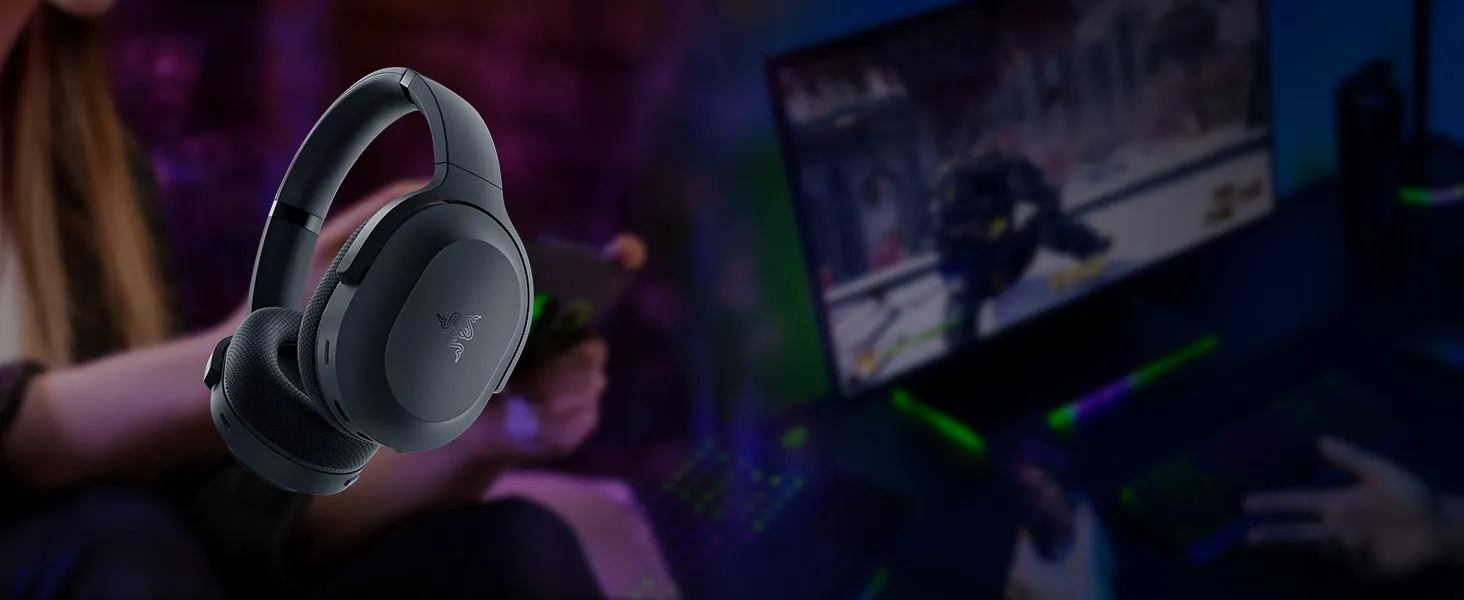 Razer Barracuda Wireless Gaming Headset (Black) overview 1