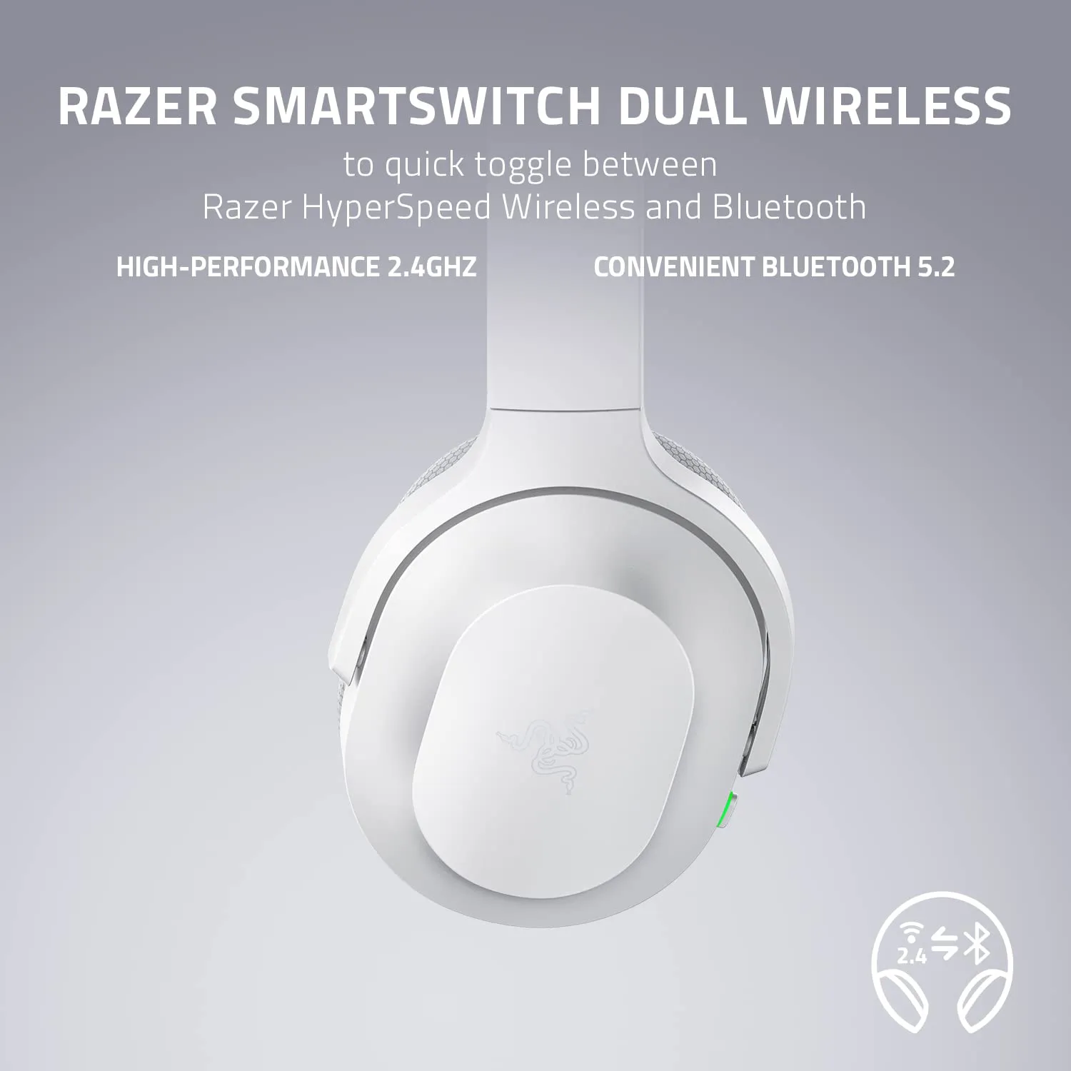 Razer Barracuda Wireless Gaming Headset (Mercury) overview 1