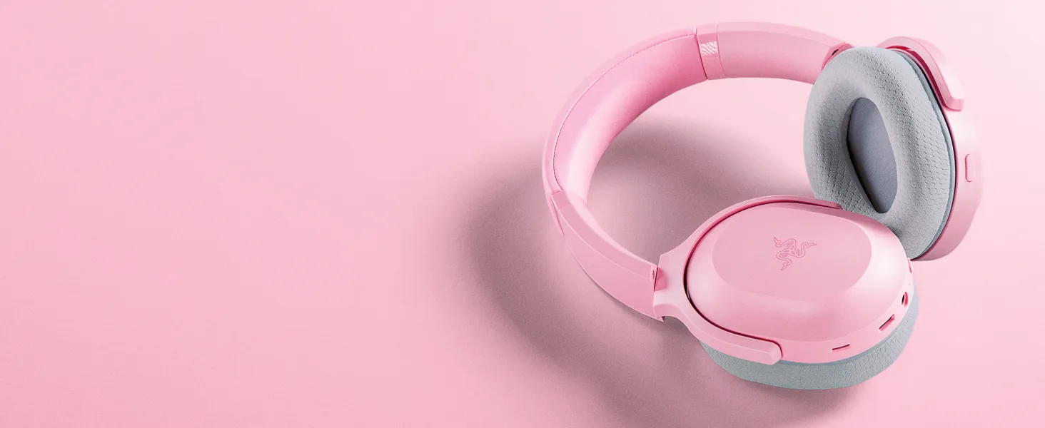 Razer Barracuda Wireless Gaming Headset Quartz Pink overview 2