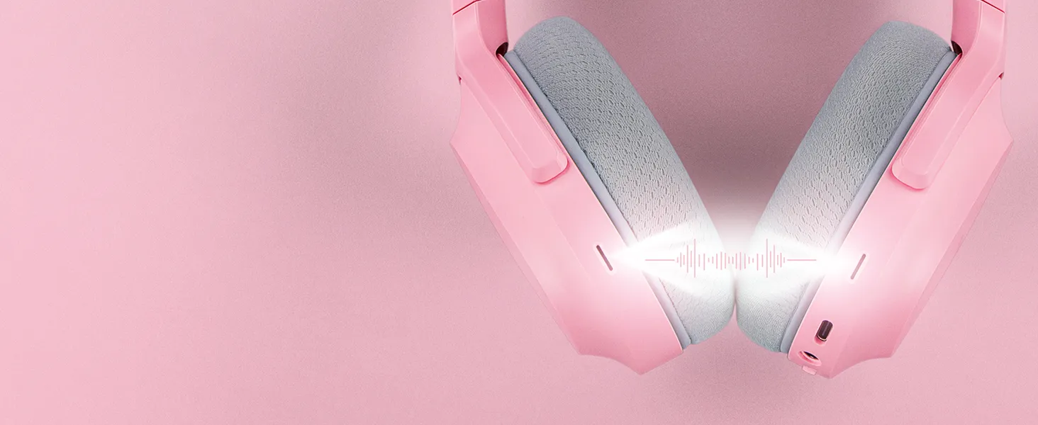 Razer Barracuda Wireless Gaming Headset Quartz Pink overview 3