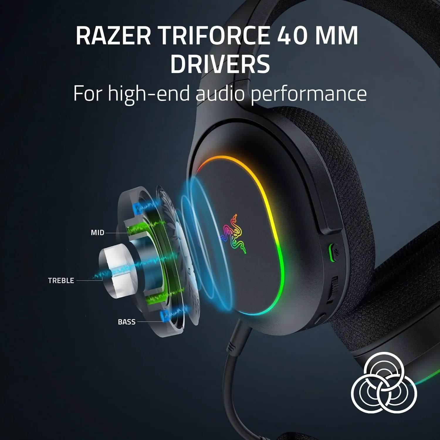Razer Barracuda X Chroma Wireless Multi-Platform Gaming Headset (Black) overview 4