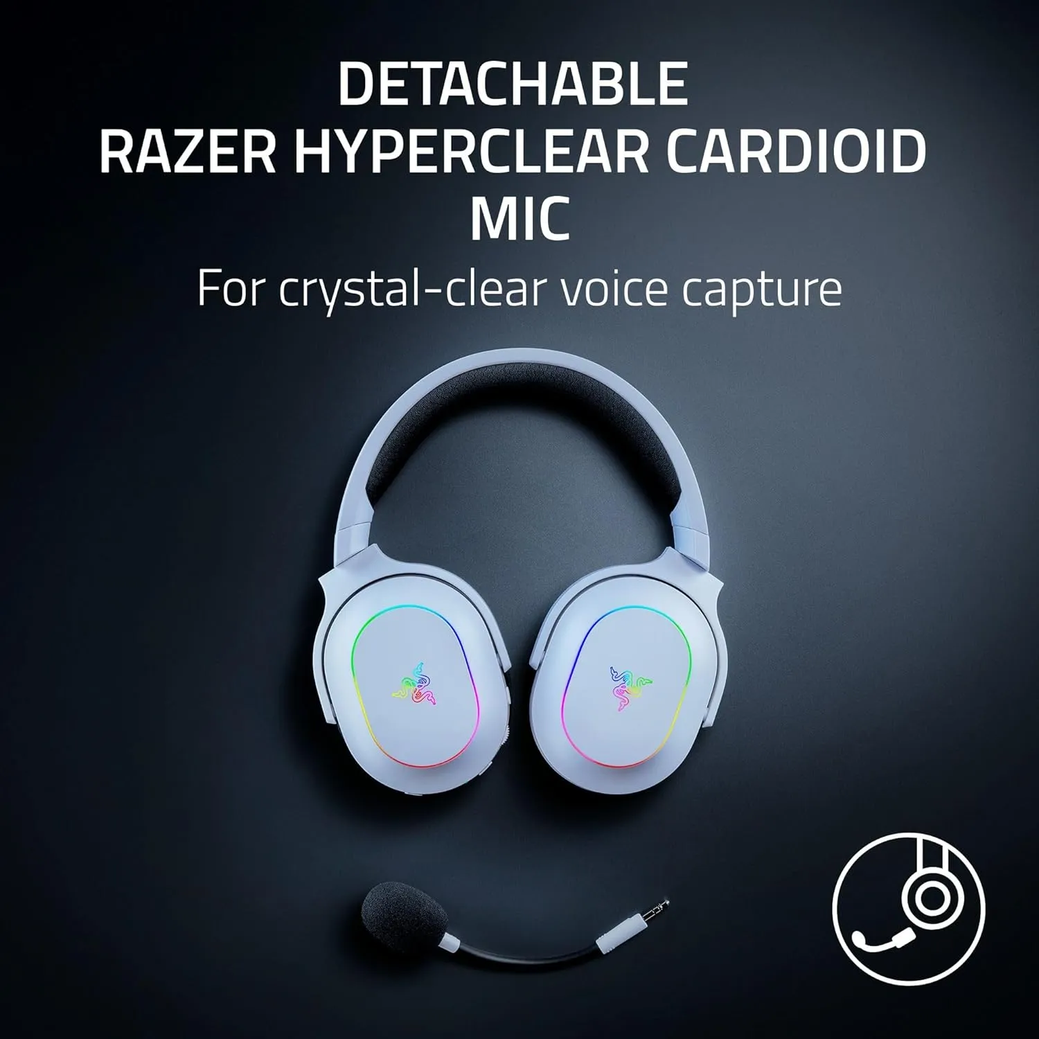 Razer Barracuda X Chroma Wireless Multi-Platform Gaming Headset (White) overview 1