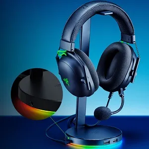 Razer Base Station V2 Chroma Headset Stand - Black overview 2