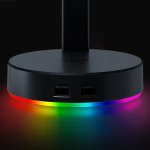 Razer Base Station V2 Chroma Headset Stand - Mercury (White) overview 4