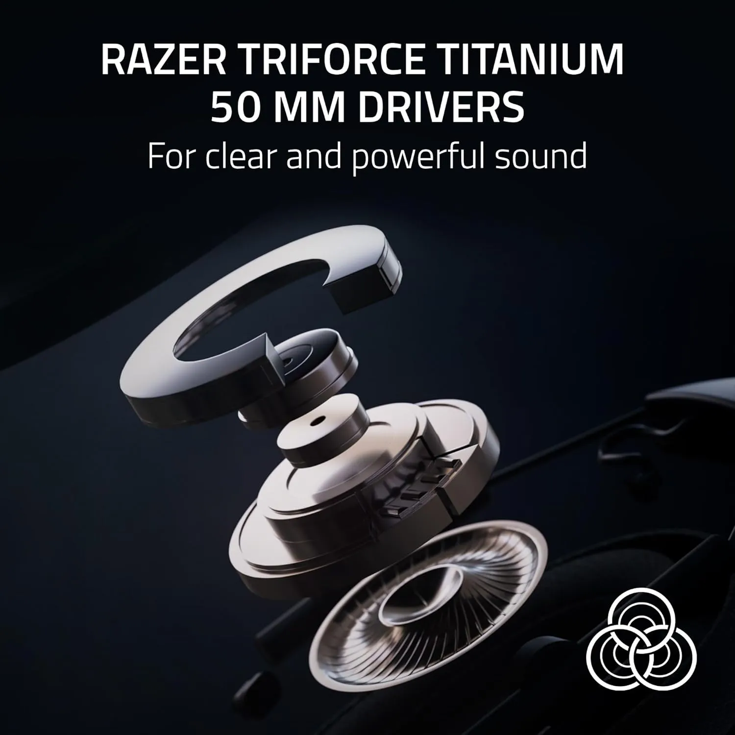 Razer BlackShark V2 HyperSpeed Wireless Gaming Headset (White) overview 3