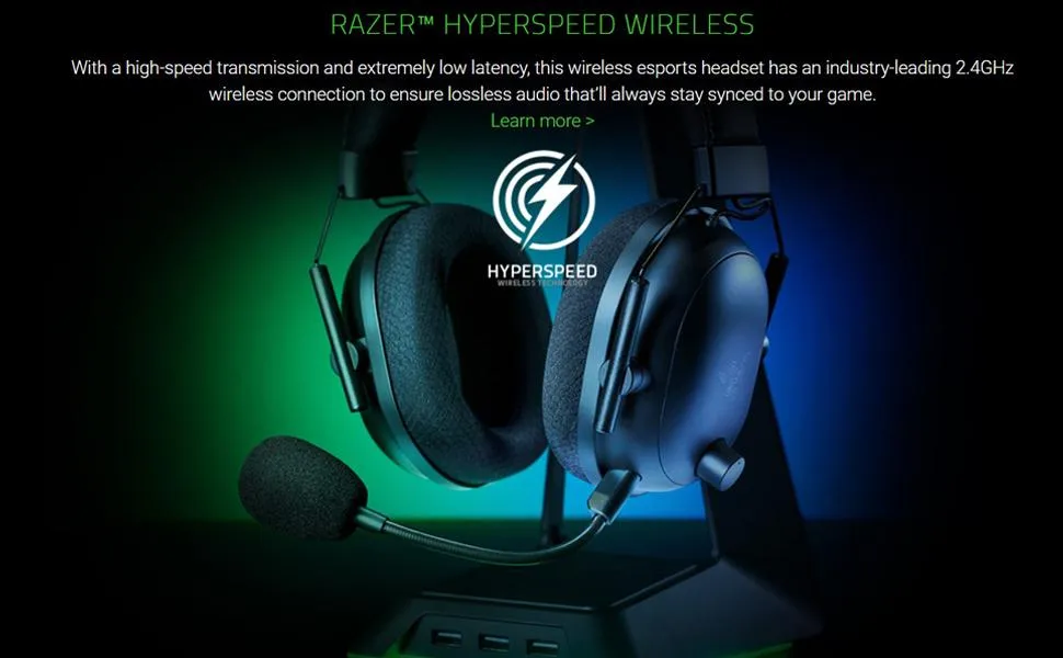 Razer BlackShark V2 Pro Xbox Licensed Wireless Console Esports Headset - Black overview 1