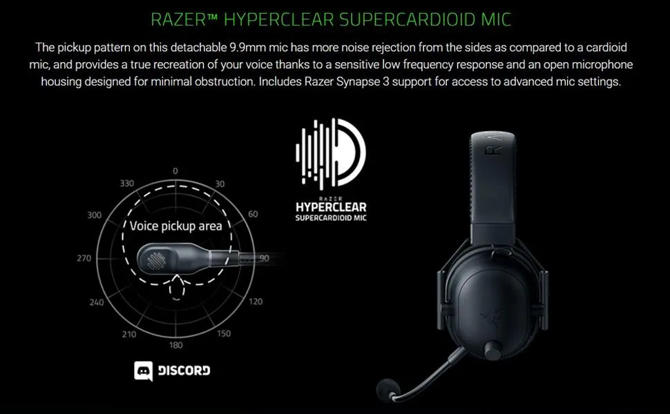 Razer BlackShark V2 Pro Xbox Licensed Wireless Console Esports Headset - Black overview 7