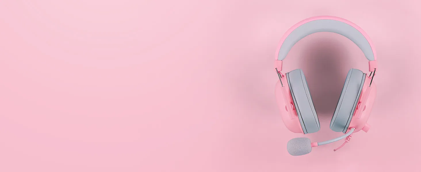 Razer BlackShark V2 X Gaming Headset (Quartz Pink) overview 2