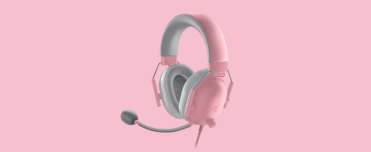 Razer BlackShark V2 X Gaming Headset (Quartz Pink) overview 3