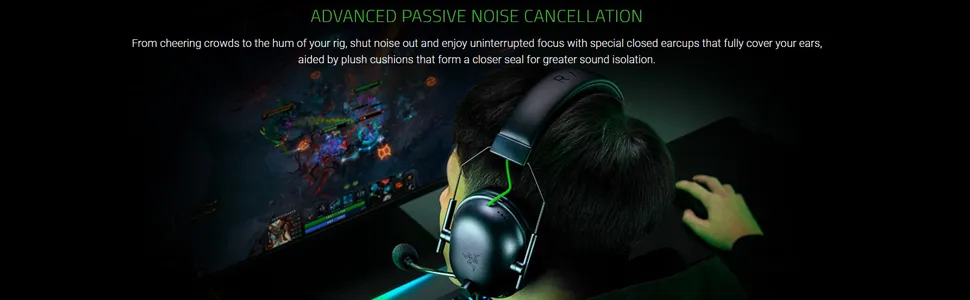 Razer BlackShark V2 X Gaming Headset Green overview 4