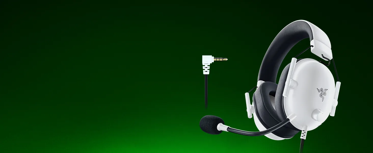 Razer BlackShark V2 X Xbox Gaming Headset: 50mm Drivers - Cardioid Mic - Lightweight - Comfortable, Noise Isolating Earcups - for Xbox Series X, Series S, PS5, PC, Switch via 3.5mm Audio Jack - White overview 1