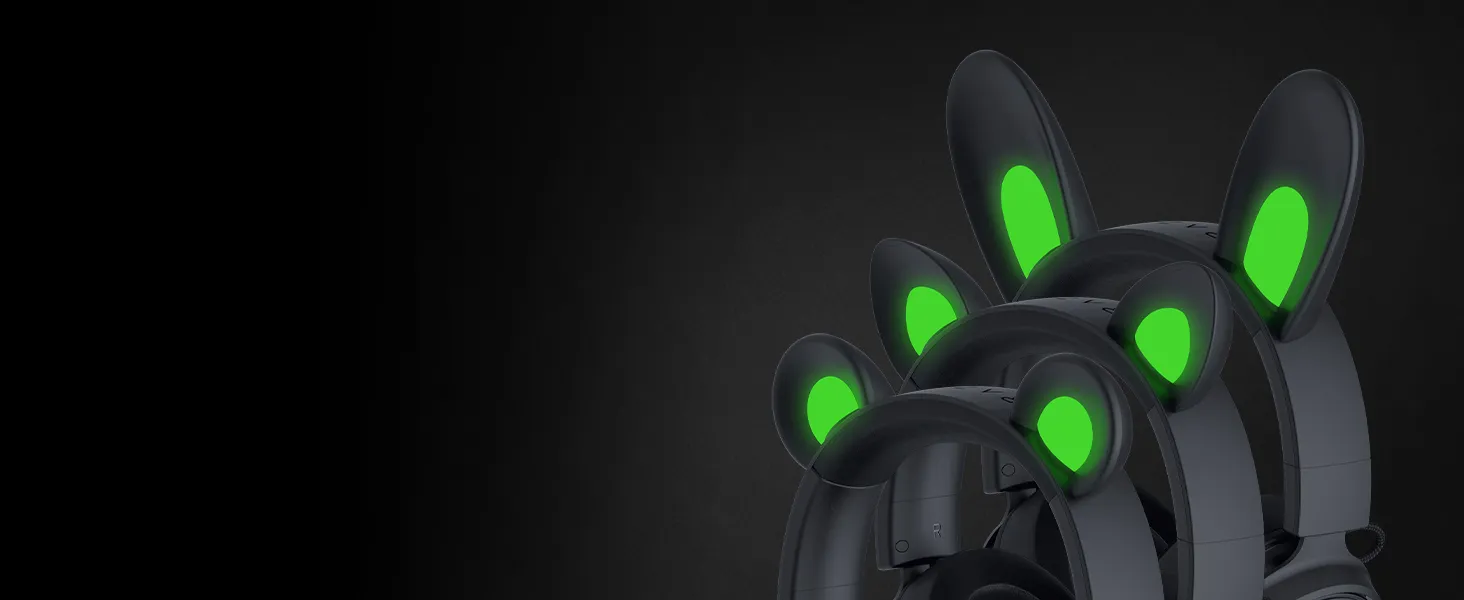 Razer Kraken Kitty V2 Pro Wired RGB Headset (Black) overview 2