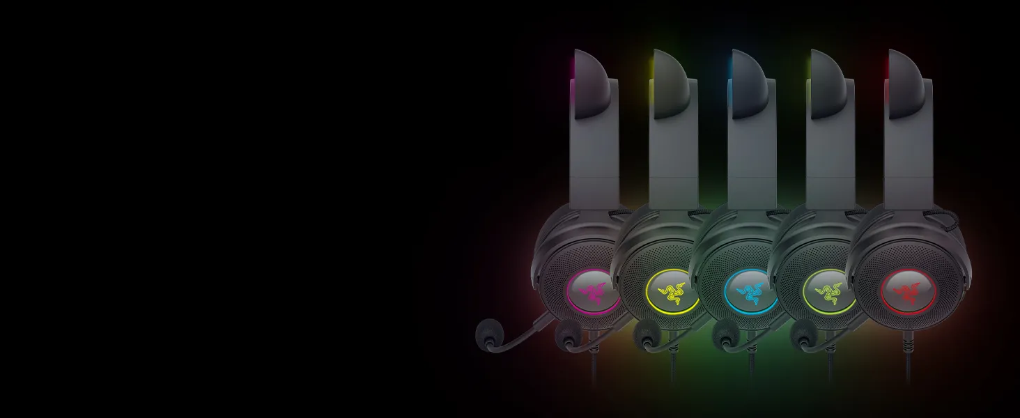 Razer Kraken Kitty V2 Pro Wired RGB Headset (Black) overview 3