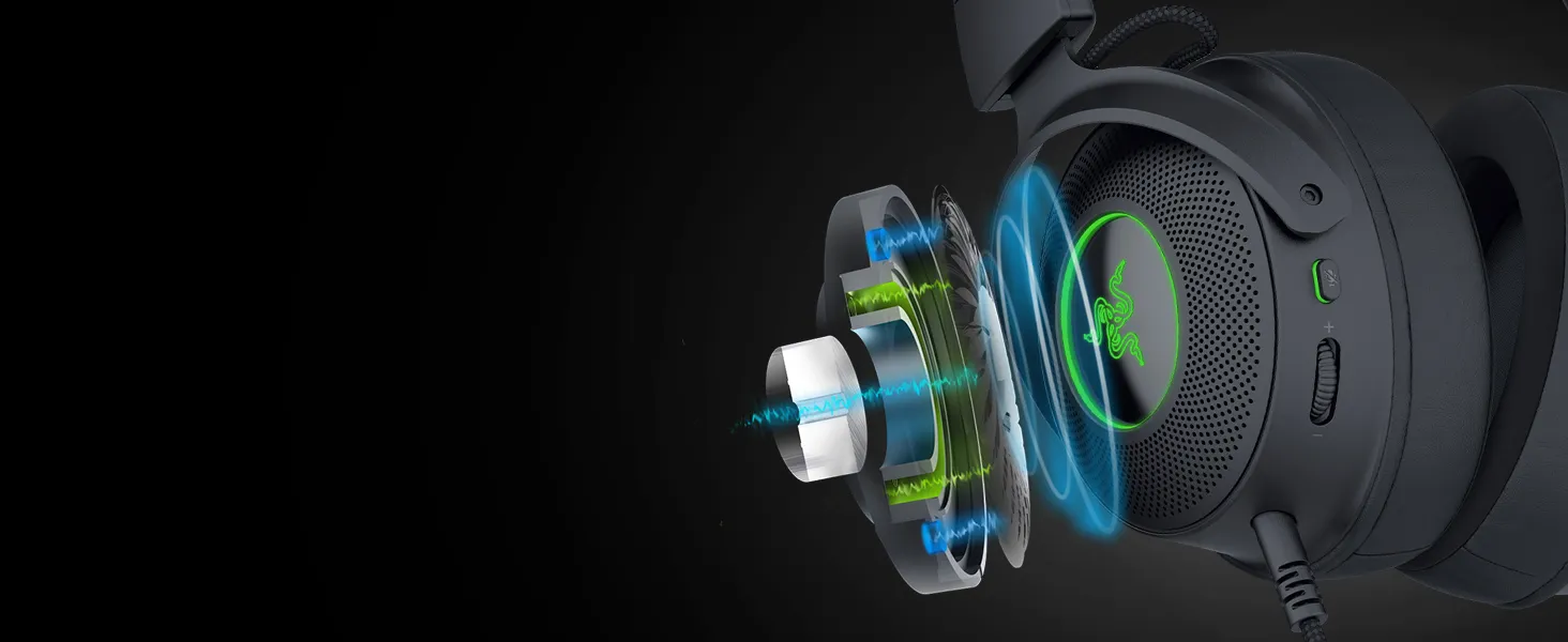 Razer Kraken Kitty V2 Pro Wired RGB Headset (Black) overview 5