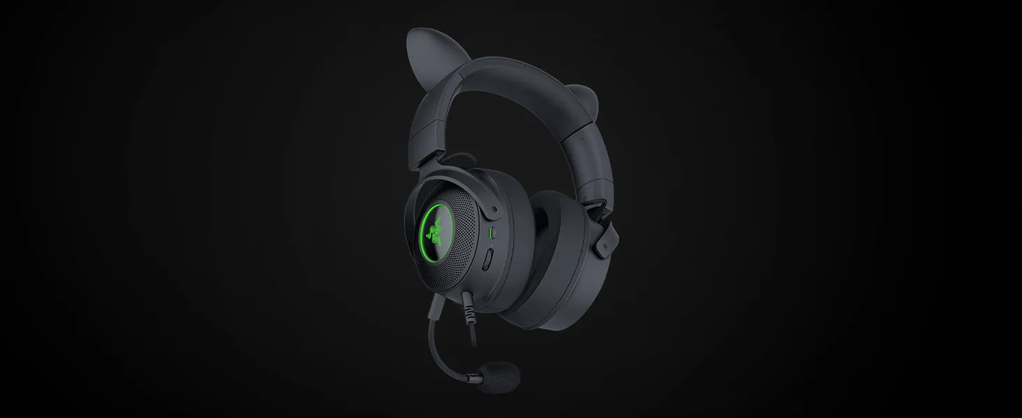 Razer Kraken Kitty V2 Pro Wired RGB Headset (Black) overview 7