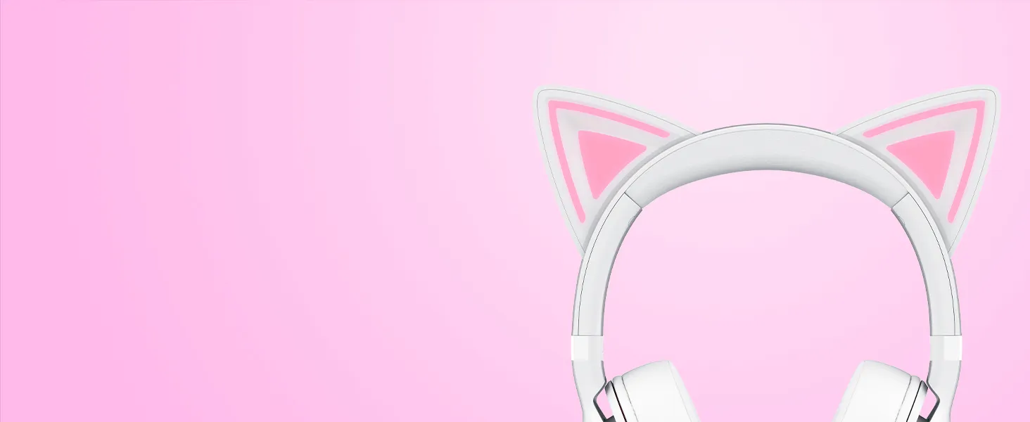 Razer Kraken Kitty V2 Wired RGB Headset (White Edition) overview 2