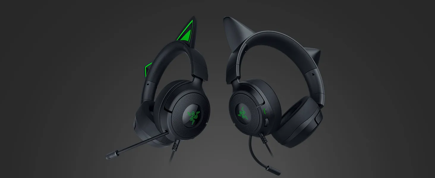 Razer Kraken Kitty V3 X Wired Gaming Headphone (Black) overview 8