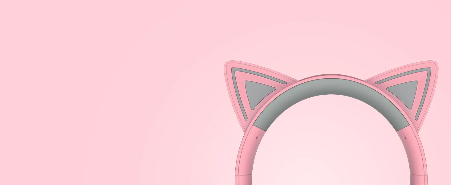 Razer Kraken Kitty V3 X Wired Gaming Headphone (Quartz Pink) overview 2