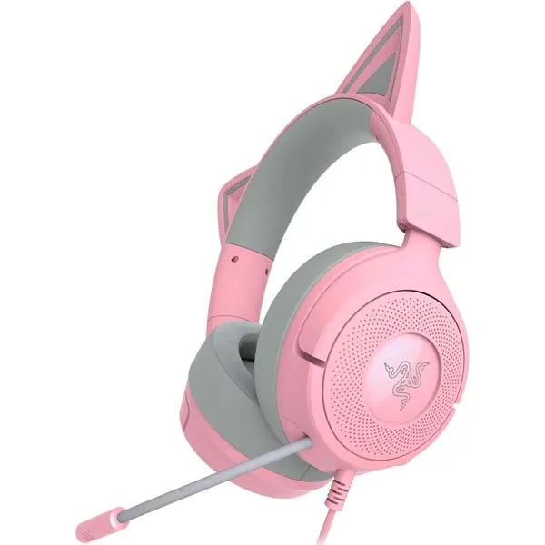 Razer Kraken Kitty V3 X Wired Gaming Headphone (Quartz Pink)