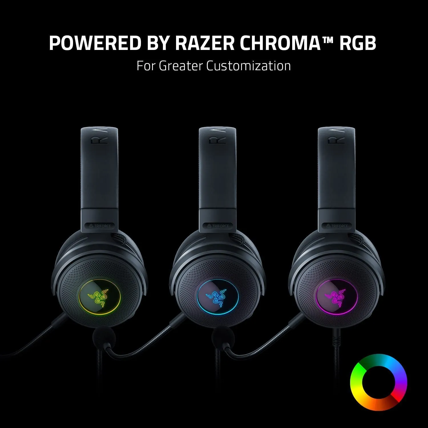 Razer Kraken V3 Gaming Headset (Black) overview 3