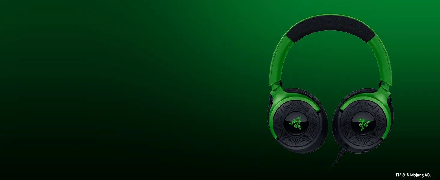 Razer Kraken V4 X RGB Minecraft Edition Gaming Headphone overview 5